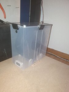 Air-tight box on the lowest Lack tower level