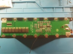 BMS attached to the nickel strips